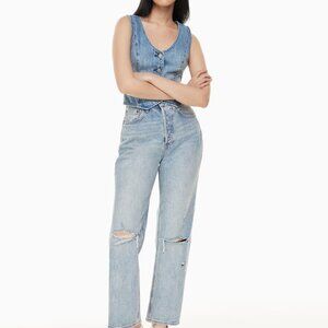 Denim Forum Joni High Rise Loose 29L Size 27